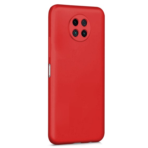 CaseUp Xiaomi Redmi Note 9 5G Kılıf Matte Surface Kırmızı 2